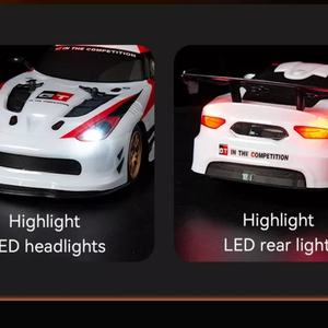 SJY-Q116 2.4G GT Sport 1:16 4wd Auto a Control Remoto RC con Neumáticos de Derrape Adicionales, Regalo para Niños, Juguete de Auto de Carreras con Derrape, 16 km/h - Product Image 3