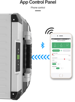 Réfrigérateur-congélateur de voiture tout-terrain 4x4 12V AC/DC avec refroidissement par compresseur et contrôle par application Bluetooth