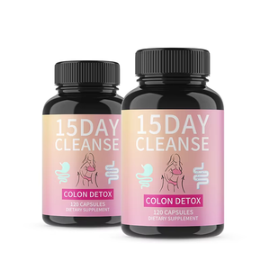 Cápsulas de desintoxicación de limpieza de colon de 15 días al por mayor de etiqueta privada OEM, cápsulas y suplementos para promover la digestión - Product Image 1