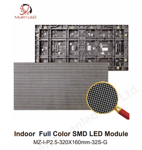 P2.5 โมดูลจอแสดงผล LED คุณภาพสูงสำหรับภายในอาคาร ขนาด 320x160 มม. วิดีโอวอลล์โฆษณาสีเต็มรูปแบบสำหรับภายในอาคาร - Product Image 2