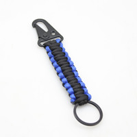 QXMOVING Paracord Survie Porte-clés Fort Portable Nylon Porte-clés Mousqueton Aigle Clip Boucle Sac Spécial Pièces Accessoires