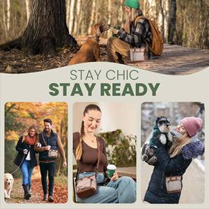 Free sample Food-grade Silicone Dog Treat Snack <b>Bag</b> Pouch <b>Pet</b> Training Treat Holder with Hook for Dogs Walking <b>Travel</b> Hiking - Product Image 4