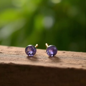 Boucles d'oreilles à clous tendance E250-E120-0402ZS - Product Image 3