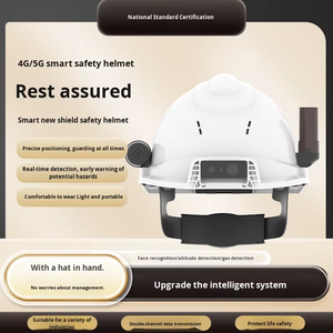 Casque de <span class=keywords><strong>sécurité</strong></span> intelligent professionnel avec caméra 4K, GPS, suivi en temps réel, alarme SOS, certifié ANSI Z89.1, casque de <span class=keywords><strong>chantier</strong></span> - Product Image 2