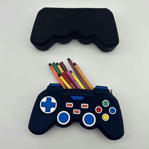 Estuche de Silicona de Gran Capacidad para Estudiantes, Diseño de Consola de Videojuegos, con Cierre, Multifuncional, para Material Escolar - Product Image 4
