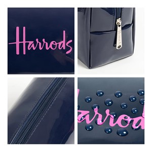 Customized PVC Organizers <b>Makeup</b> Bag Waterproof Travel Cosmetic <b>Case</b> Zipper Wash Toiletry Pouch for Women - Product Image 5