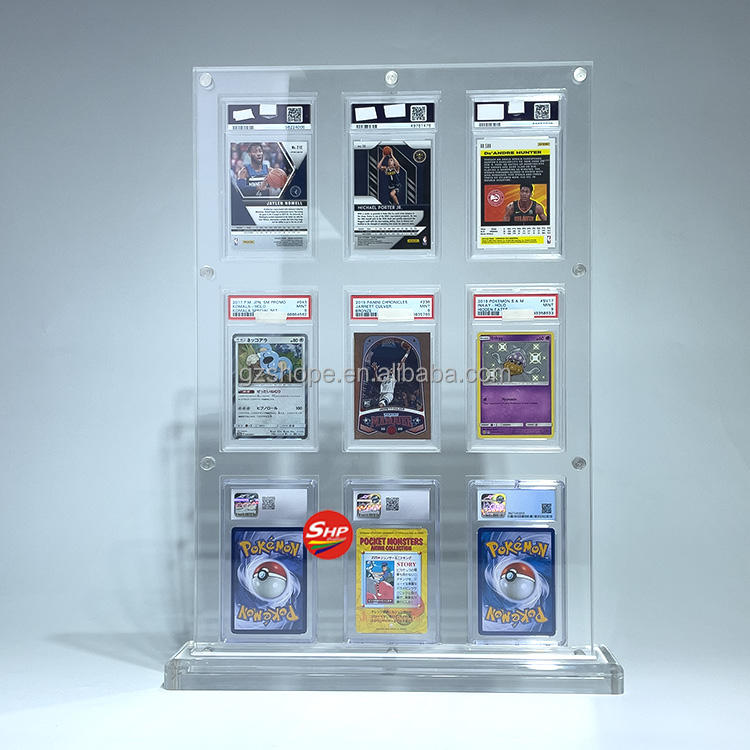 Tarjeta de 9 grados con soporte.