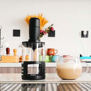 Mousseur à café outil verre portable mousseur à lait électrique fabricant de mousse - Product Image 4