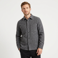 Veste coupe-vent réversible unie de qualité supérieure, 100% polyester, vêtements d'hiver, devant doux, respirant, écologique