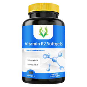 Gélules de Vitamine K2 OEM ODM pour le Soutien Cognitif, la Santé Osseuse et la Protection Cardiovasculaire, Contient de la Vitamine K2 MK-4 - Product Image 1