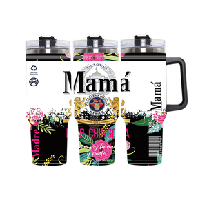 Cerveza de alta calidad Modelo chingona Mexico <span class=keywords><strong>bichota</strong></span> style 304 Acero inoxidable vacío 40oz vaso personalizado vasos con asa - Product Image 6