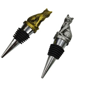Tapón <span class=keywords><strong>de</strong></span> Vino Reutilizable <span class=keywords><strong>de</strong></span> Acero Inoxidable con Diseño <span class=keywords><strong>de</strong></span> Animal (Búfalo, Gato, Dálmata) <span class=keywords><strong>de</strong></span> Aleación <span class=keywords><strong>de</strong></span> <span class=keywords><strong>Zinc</strong></span>, Sellador Decorativo para Botellas - Product Image 4