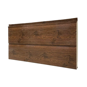 Panneau sandwich en <span class=keywords><strong>polyuréthane</strong></span> pour l'<span class=keywords><strong>isolation</strong></span> des ateliers et des chambres froides extérieures modernes avec <span class=keywords><strong>plaque</strong></span> métallique en acier et en aluminium - Product Image 2