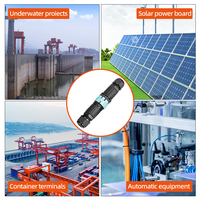 Connecteur d'alimentation solaire E-Weichat IP68 étanche 2P/3P 16A 450V, conception à verrouillage rapide, alliage de cuivre PA66, pour LED