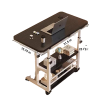 Escritorio Móvil Moderno Chaofu SH-1038, Escritorio de Madera Convertible de MDF con Ruedas para Estudiantes, Elevación Fácil de Mover