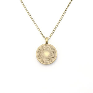 Kalung foto kustom liontin kaca rantai dengan Museum karya seni untuk hadiah Natal hadiah promosi bisnis - Product Image 2