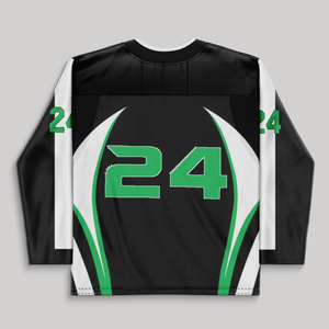 Caja de producción acelerada superior Lacrosse Jersey Box Lacrosse Wear Sublimated Sturdy Box Lacrosse Jerseys para niño - Product Image 3