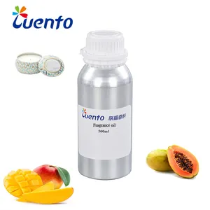 Huile d'essence de fruits tropicaux parfum pur huile de parfum de mangue de papaye pour savon de processus à froid, parfum de savon fait à la main