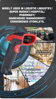 Escáneres de códigos de barras de mano 2D de buena calidad, escáner industrial 2d fijo, escáner de código de barras Android para Shopify
