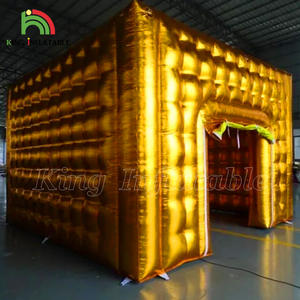 La cabina fotografica dell'interno della <span class=keywords><strong>tenda</strong></span> cubica gonfiabile del partito di evento all'aperto fa esplodere le tende del cubo dell'<span class=keywords><strong>oro</strong></span> - Product Image 4