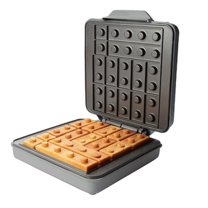 <span class=keywords><strong>Gaufrier</strong></span> électrique Aifa <span class=keywords><strong>XXL</strong></span> carré extra large 4 tranches, contrôle numérique, pour gaufres belges, muffins et biscuits, avec écran LED - Product Image 3