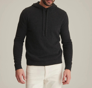 เสื้อกันหนาวมีฮู้ดผ้าแคชเมียร์ผ้าฝ้าย100% ขนแปรงภายในหรือผ้าแคชเมียร์ปรับแต่งได้ - Product Image 1