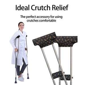Almohadillas de Soporte Cómodas para Muletas, para Uso con Muletas de Aluminio y de Madera - Product Image 2