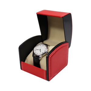 Bán Buôn Cong PU Vải Mô Hình Đồng Hồ Duy Nhất Hộp Lưu Trữ Duy Nhất Cơ Khí Hộp Đồng Hồ Xách Tay Du Lịch Cong Hộp Đồng Hồ - Product Image 1