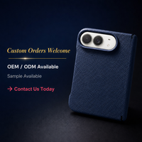 Étui en cuir véritable certifié LWG REACH pour iPhone Duo, texture grainée, coque de protection fine, logo personnalisé, usine avec 18 ans d'expérience