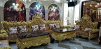 Luxe en forme de U arabe Majlis canapé ensemble Design européen Style oriental siège au sol pouf Jalsa canapé salon hôtel Villa