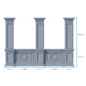 Moules en plastique réglables <span class=keywords><strong>pour</strong></span> injection de <span class=keywords><strong>ciment</strong></span>, <span class=keywords><strong>pour</strong></span> poteaux en béton, <span class=keywords><strong>pour</strong></span> clôtures, <span class=keywords><strong>pour</strong></span> décorations extérieures, <span class=keywords><strong>pour</strong></span> coffrage de jardin - Product Image 1