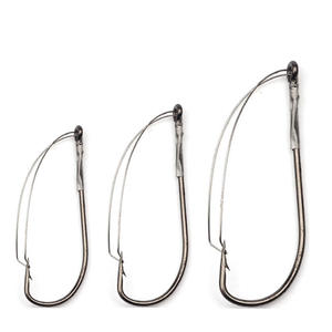 Hameçon simple en acier inoxydable avec dents de protection anti-accrocs, hameçon de pêche n° 8 pour rivières, accessoires de pêche, ensemble en boîte - Product Image 2