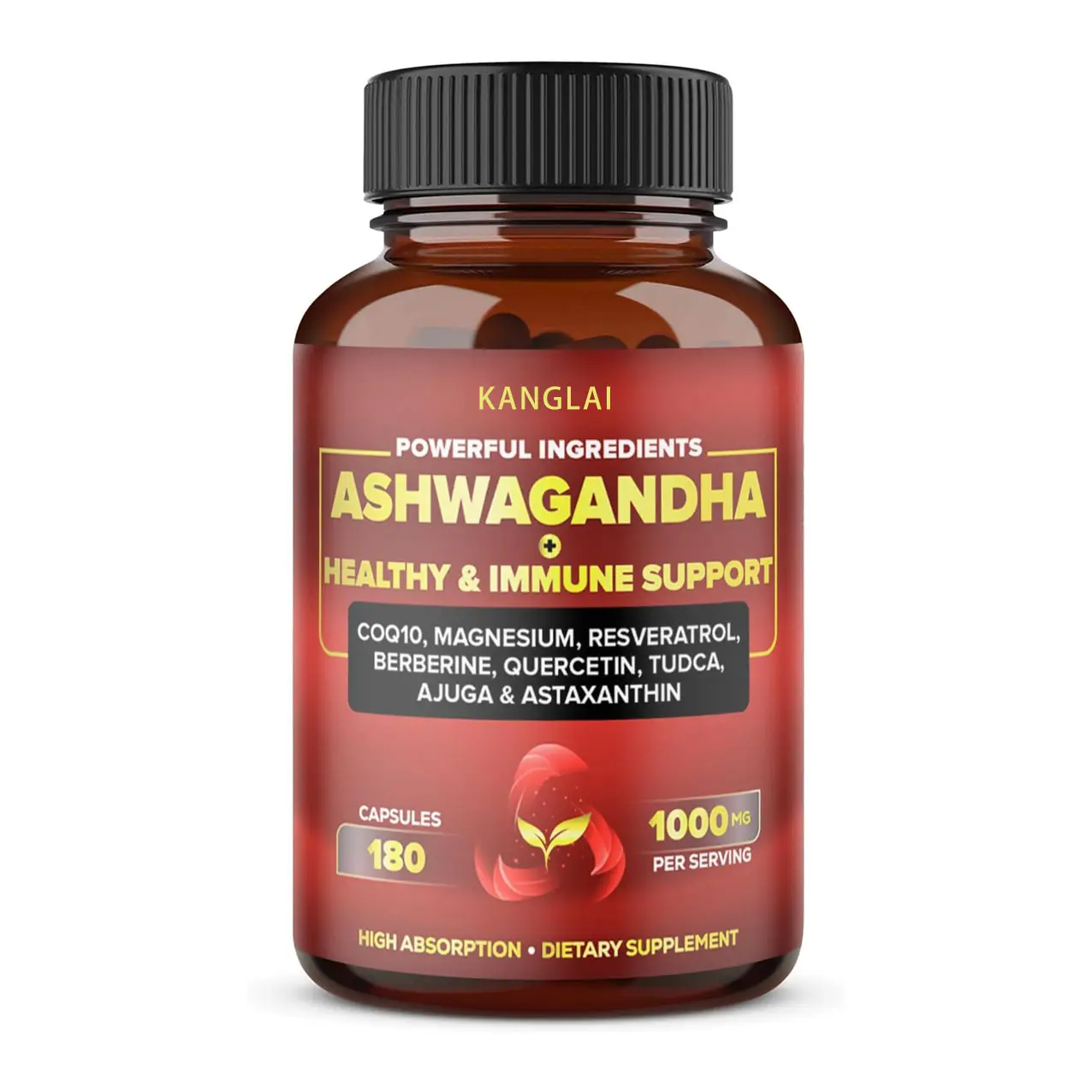 Hoge Kwaliteit Private Label Ashwagandha Extract Helpt De Stemming Te Normaliseren Ashwagandha Capsules
