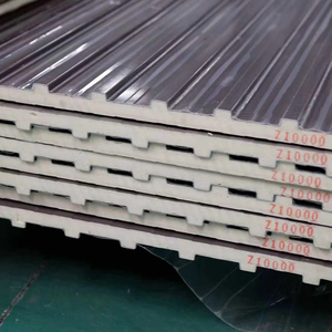 Teja para Techo de Edificio Industrial, Panel Sándwich de Aluminio y Poliuretano, Ecológico, Resistente al Fuego, para Almacenes, Talleres, Casas Prefabricadas, Uso en Exteriores - Product Image 1