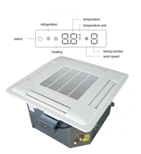 เครื่องปรับอากาศแบบฝังฝ้าเพดานชนิด Cassette Fan Coil Unit แบบสี่ทิศทาง ได้รับการรับรองมาตรฐาน CE ระบบปรับอากาศแบบท่อคู่ ติดตั้งแบบฝังฝ้าเพดาน - Product Image 3