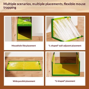 Trampa de Pegamento para Ratas de Gran Tamaño, Trampa Profesional Industrial para Ratones, Trampa de Pegamento de Cartón con Adhesivo Fuerte para Eliminar Plagas en Almacenes - Product Image 4