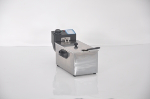 หม้อทอดไฟฟ้าสแตนเลส อุปกรณ์ครัวเชิงพาณิชย์ หม้อทอดไฟฟ้าพร้อมตัวตั้งเวลา - Product Image 4