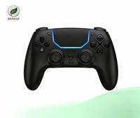 Compatible avec la manette sans fil Bluetooth PS5, vibration à double moteur RGB, connexion 6 axes, utilisation mobile et PC