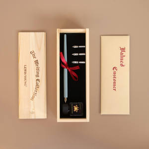 Personnalisé Comique Dip Stylo En Bois Stylo Gestionnaire Artiste Bande Dessinée Calligraphie Dip Stylos - Product Image 4