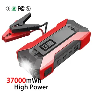 High Power Car Jump Starter 12V 37000mWh Jump Starter 2000A Vehicle Emergency Tool Portable 12V Car Battery Booster Pack