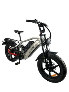 2025 Queene <span class=keywords><strong>20</strong></span> <span class=keywords><strong>pouces</strong></span> E neige vélo double moteurs vitesse rapide 48V/60V 2000W électrique gros pneu vélo avec suspension complète - Product Image 3