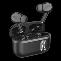 Set Hadiah Earbud Bluetooth Nirkabel TWS dengan Logo Kustom, Cetak UV, Kotak Hadiah Earphone Portabel, Hadiah Bisnis Mewah dan Elegan