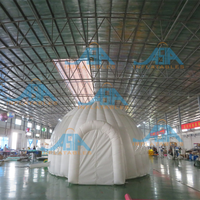Carpa inflable de aire blanco para eventos al aire libre, carpa publicitaria para club nocturno, carpa inflable para fiesta de circo