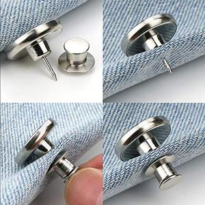 Bouton à pression personnalisé de haute qualité en alliage de zinc, décoration en maille, accessoires écologiques pour jeans, épingle à bouton pour vêtements - Product Image 6
