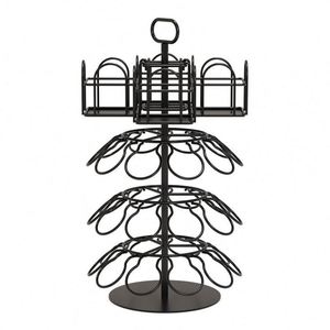 Organisateur multifonctionnel de capsules de café en fer avec panier filtrant rotatif et couvercle, taille personnalisable pour la maison, les restaurants et les fêtes - Product Image 4