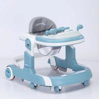 Poussette d'activités multifonctionnelle Table d'apprentissage pour les études éducatives précoces Trotteur avec musique pour tout-petits Jouet