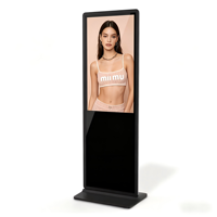 Kiosque numérique vertical sur pied HAOWEI 70 pouces, écran LCD tactile infrarouge Android/Windows, CMS intégré, luminosité 500 cd/m²