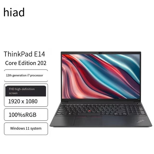 On Sale ThinkPad E14 Business Laptop Intel Core I7-1260P 77CD Windows11 14Inch 60Hz 32G 2TB SSD Business Computer Laptop