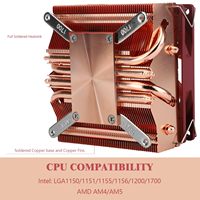 Ventiladores de Refrigeración Thermalright AXP90 X53 de 92 mm, Enfriador de CPU ITX de 92 mm TL-9015R, Ventilador PWM Delgado