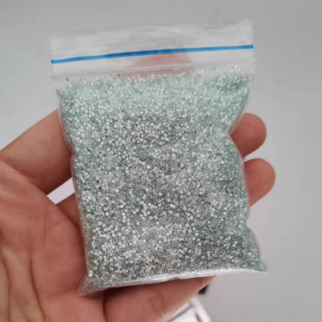 1 कैरेट प्रति बैग हाथापाई आकार ग्रीन ब्लू डायमंड ढीला moissanite हीरा पत्थर गहने बनाने के लिए